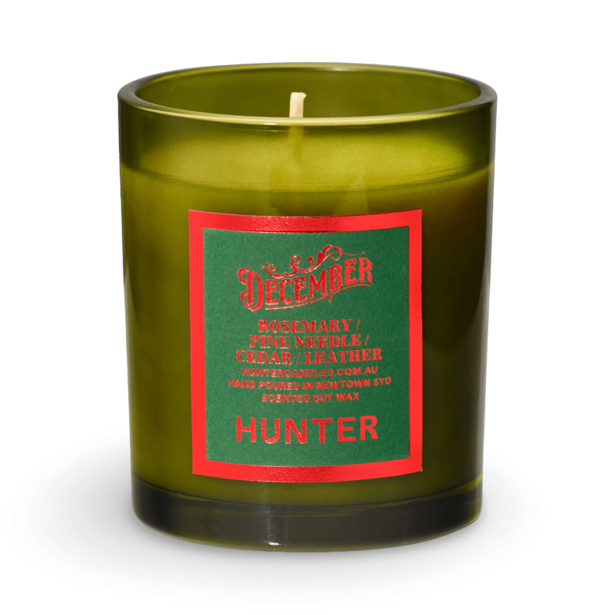 Hunter Candles - December - The Flower Crate