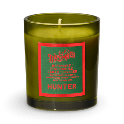 Hunter Candles - December - The Flower Crate