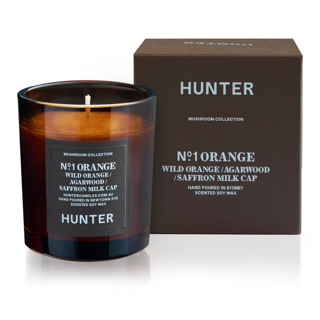 Hunter Candles - No.1 Orange - The Flower Crate