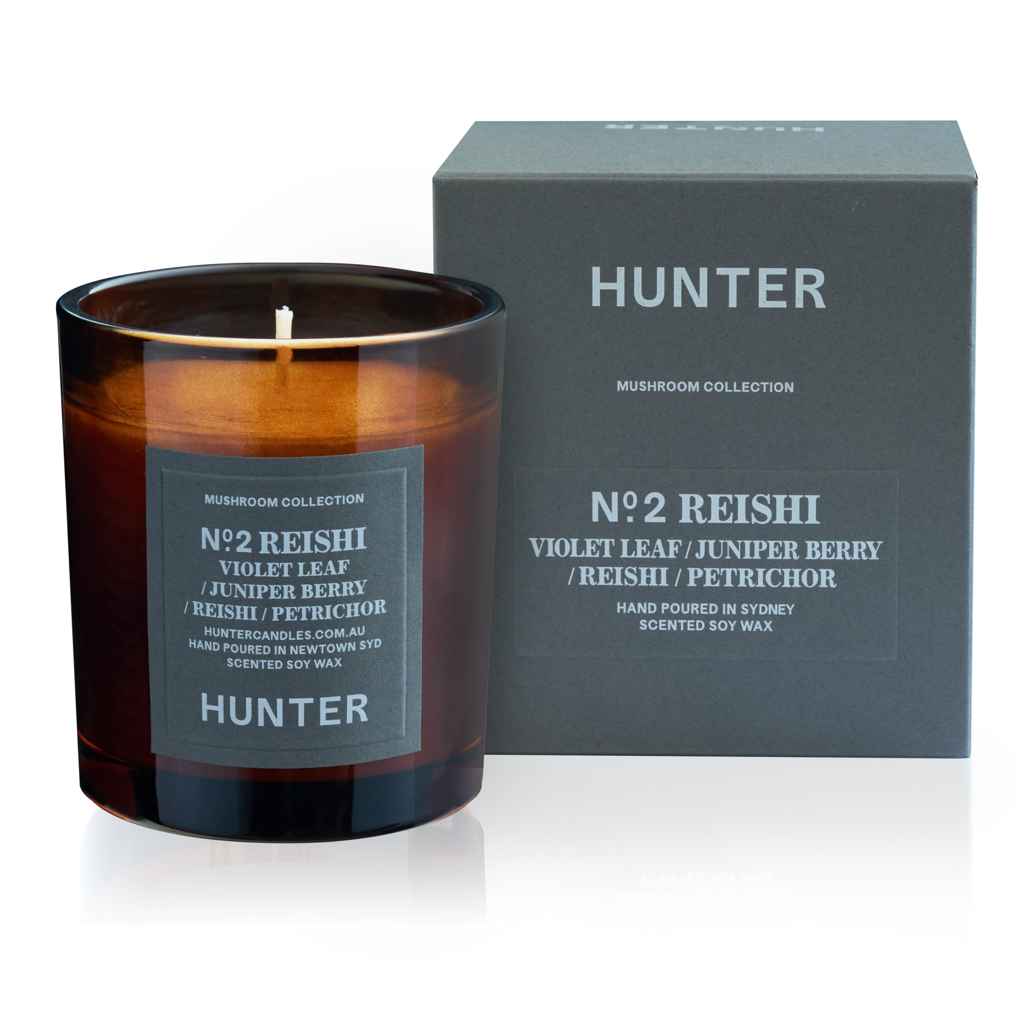 Hunter Candles - No.2 Reishi - The Flower Crate