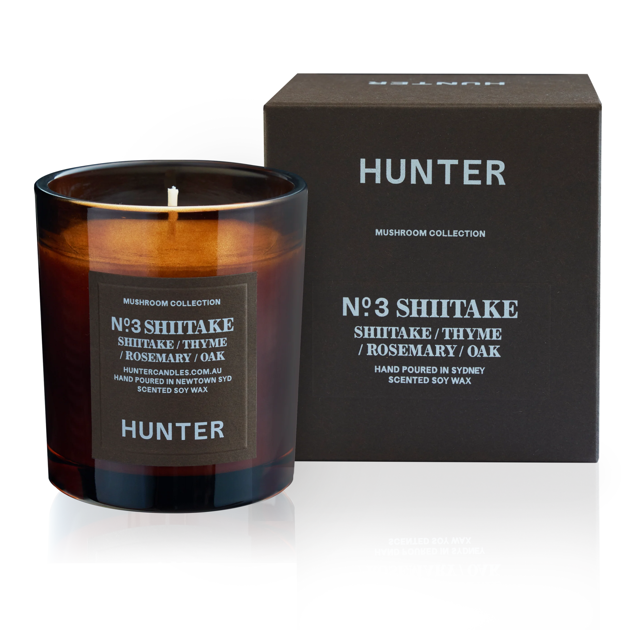 Hunter Candles - No.3 Shiitake - The Flower Crate