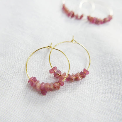 Hydrangea Ranger - Goodheart Gemstone Earrings - The Flower Crate