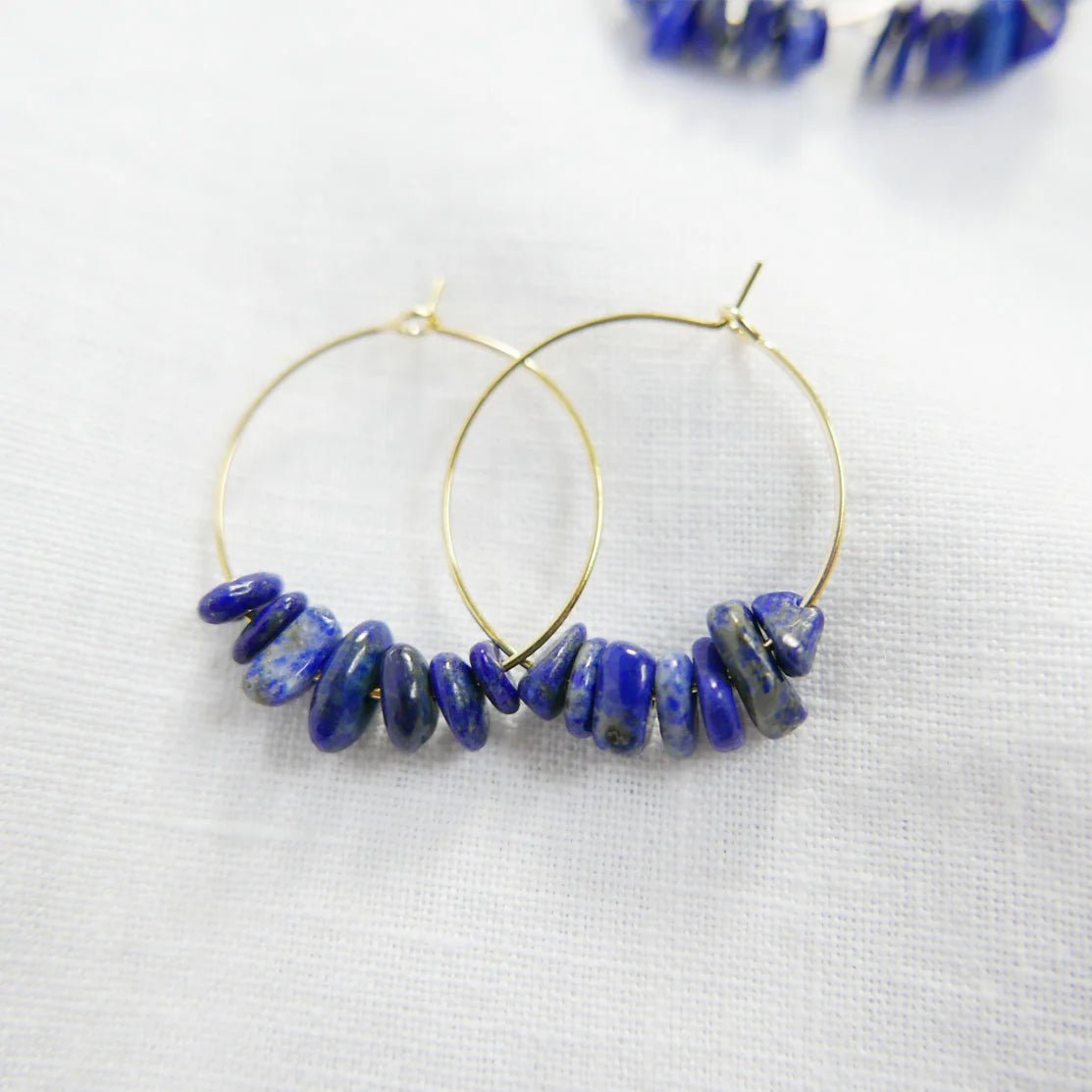 Hydrangea Ranger - Goodheart Gemstone Earrings - The Flower Crate