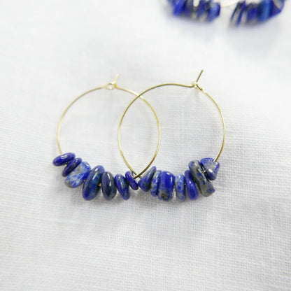 Hydrangea Ranger - Goodheart Gemstone Earrings - The Flower Crate