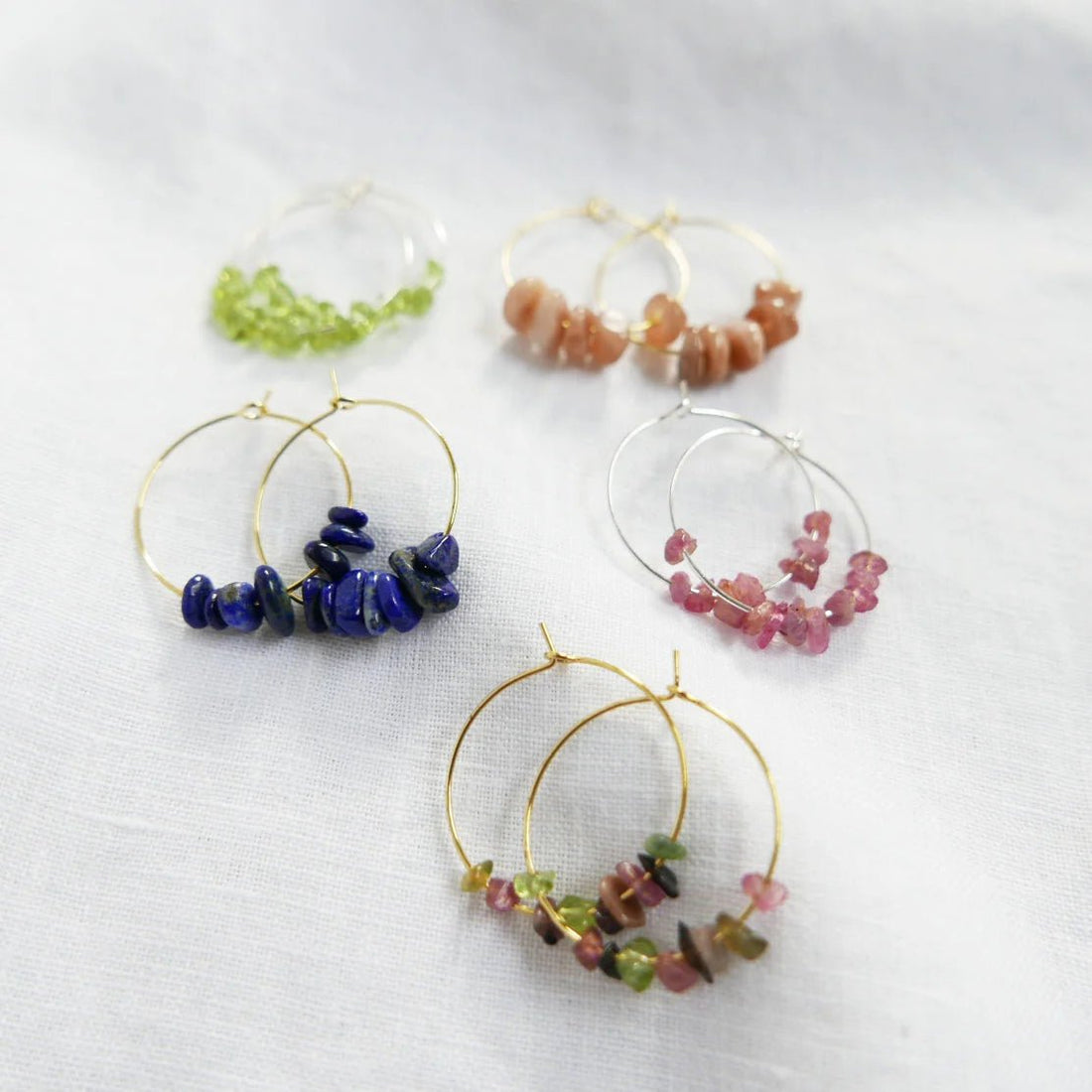 Hydrangea Ranger - Goodheart Gemstone Earrings - The Flower Crate