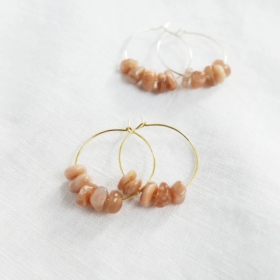 Hydrangea Ranger - Goodheart Gemstone Earrings - The Flower Crate