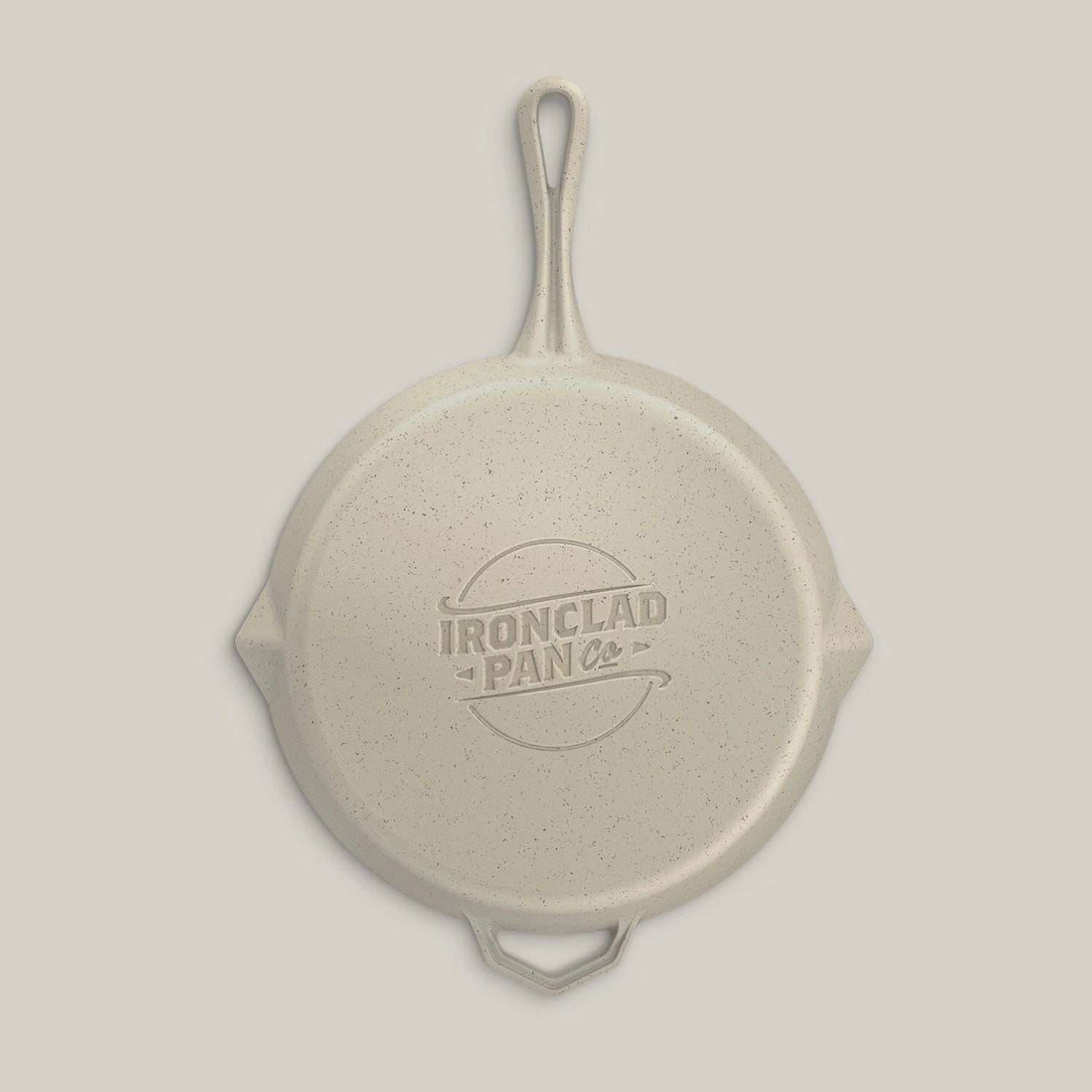 Ironclad Pan Co - 28cm Enamel Legacy Pan, Salt Stone - The Flower Crate
