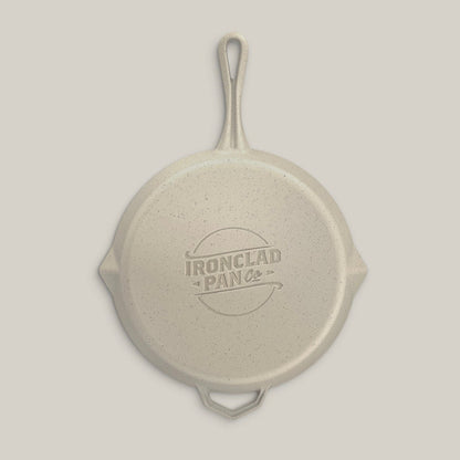 Ironclad Pan Co - 28cm Enamel Legacy Pan, Salt Stone - The Flower Crate