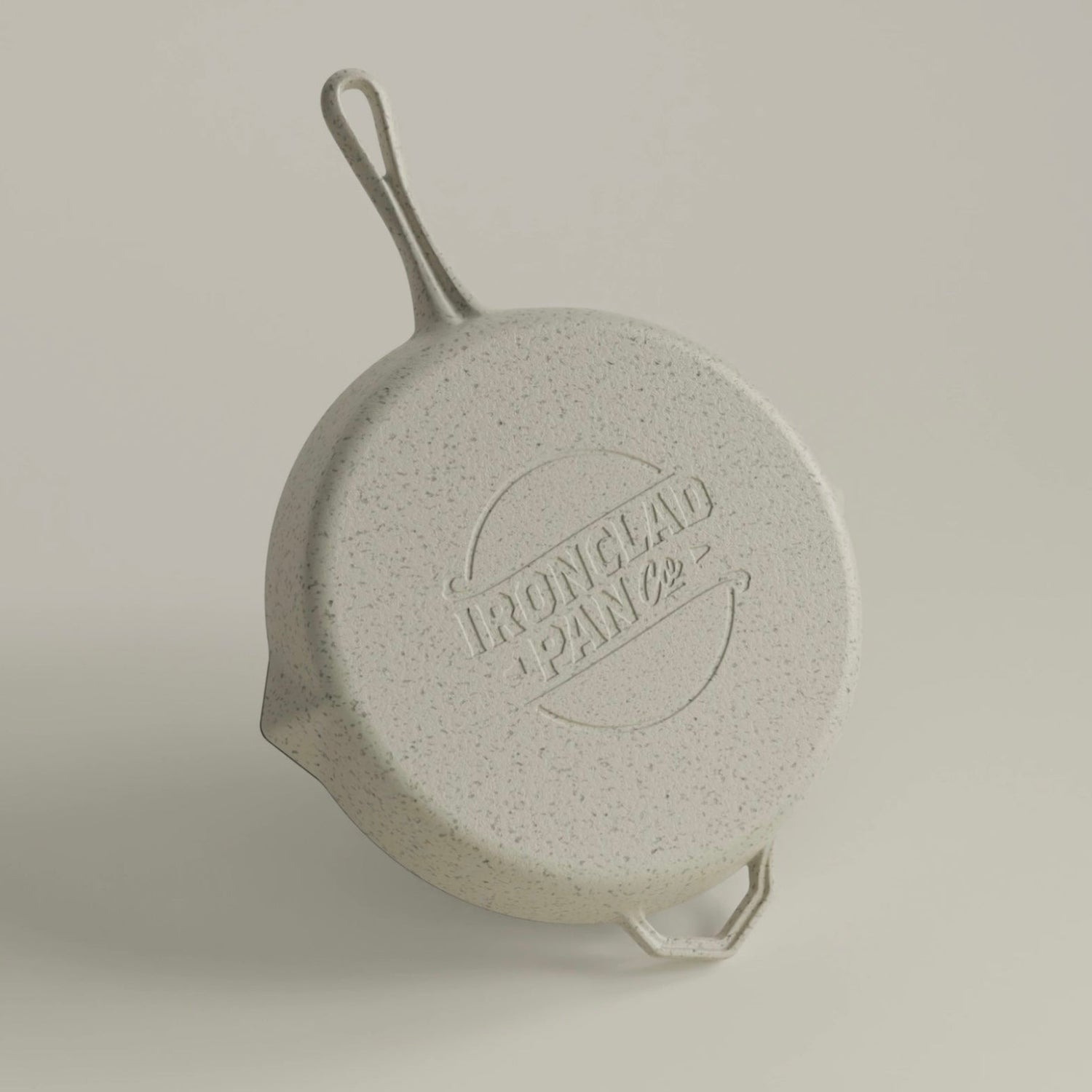 Ironclad Pan Co - 28cm Enamel Legacy Pan, Salt Stone - The Flower Crate