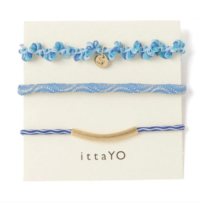 IttaYO - Naruto Whirl Pools Bracelet/Hair Tie Set - The Flower Crate