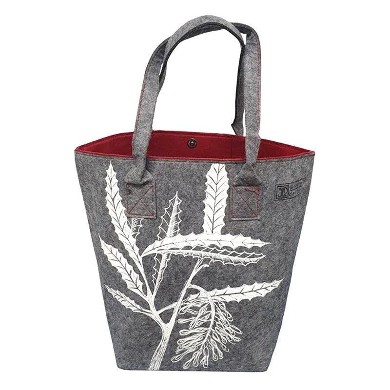 Jo Luping - Ecofelt Shoulder Tote Bag - The Flower Crate