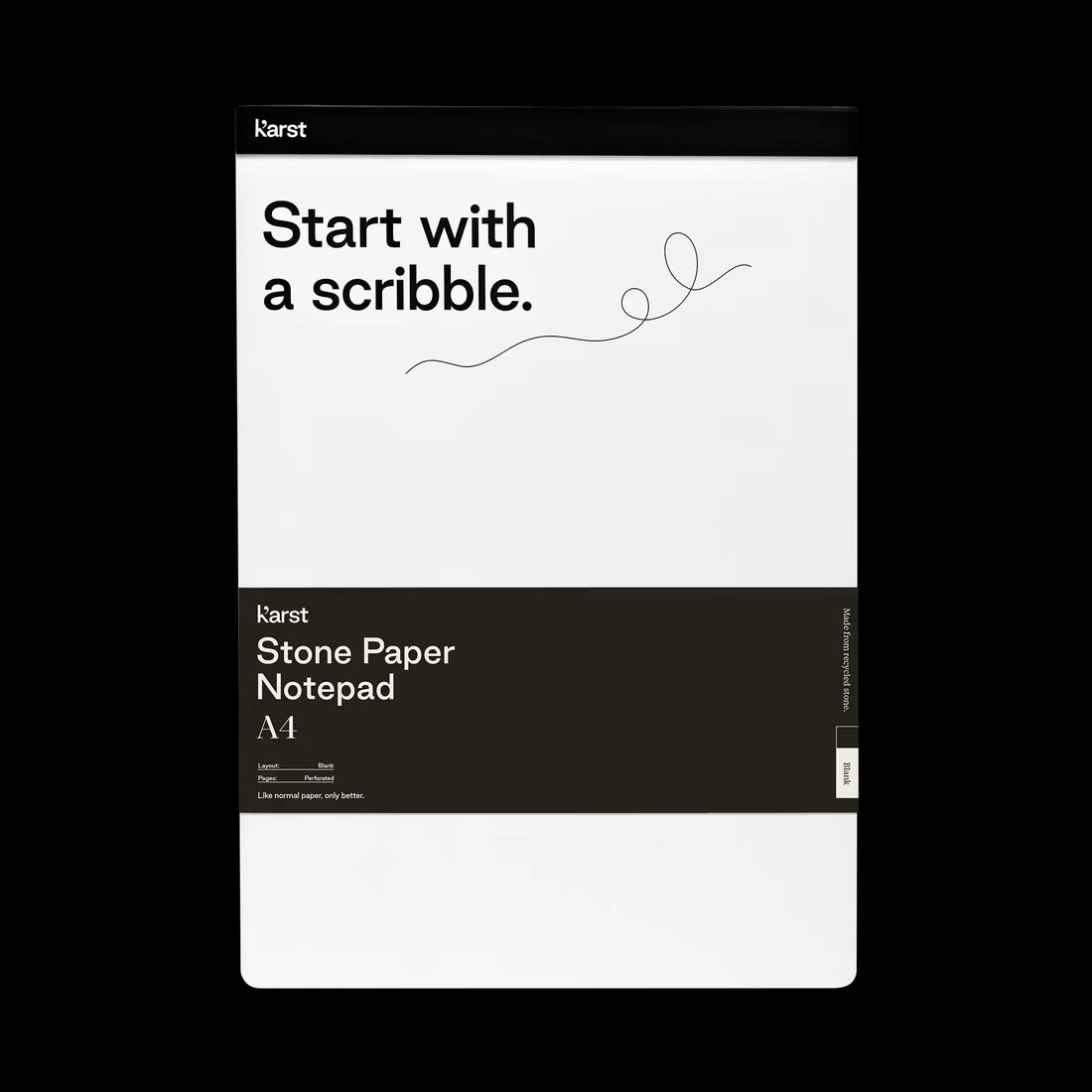 K’arst - A4 Stone Paper Notepad - The Flower Crate