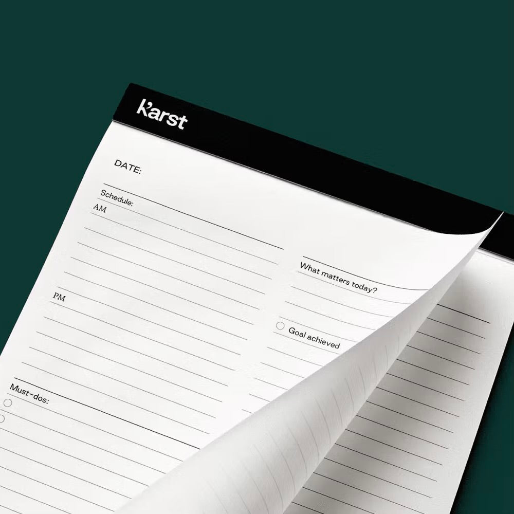 K’arst - A5 Stone Paper Daily Action Notepad - The Flower Crate