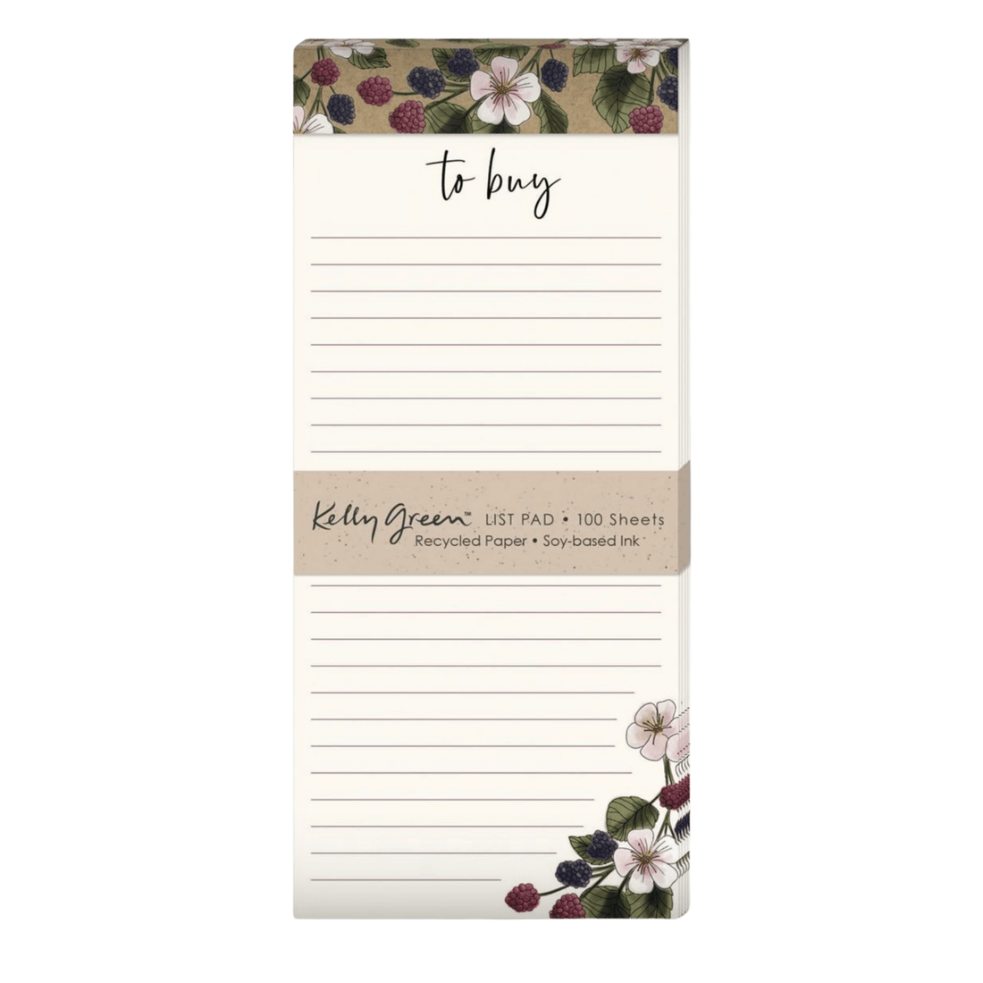 Kelly Green Magnetic Shopping Pad - The Flower Crate