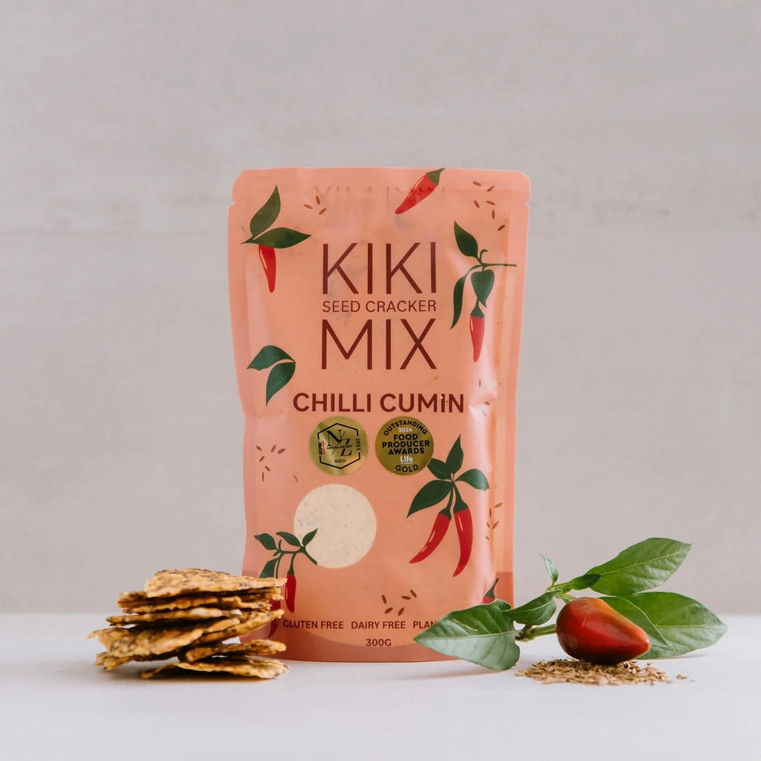Kiki Seed Cracker Mix - Chilli Cumin - The Flower Crate