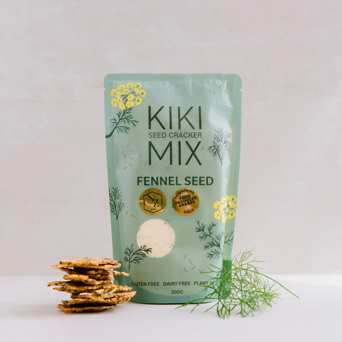 Kiki Seed Cracker Mix - Fennel Seed - The Flower Crate