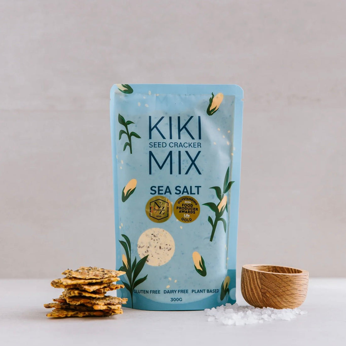 Kiki Seed Cracker Mix - Sea Salt - The Flower Crate
