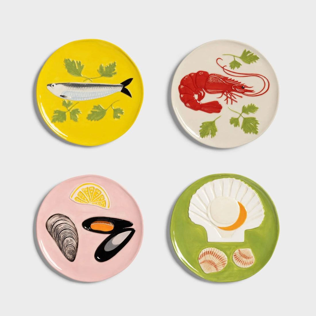 Klevering - De la Mer Side Plate Set - The Flower Crate