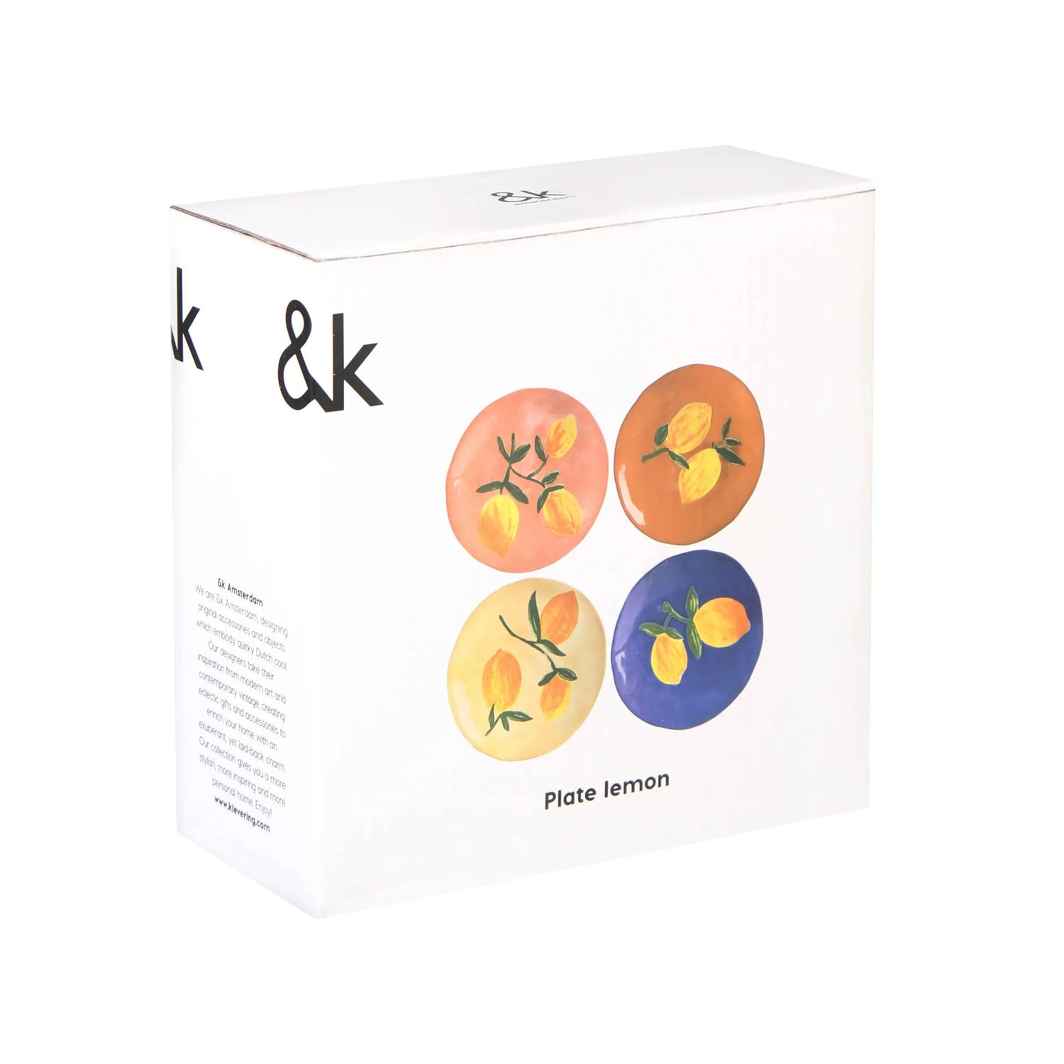 Klevering - Lemon Side Plate Set - The Flower Crate