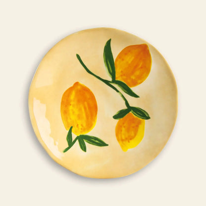 &amp;Klevering - Lemon Side Plates - The Flower Crate