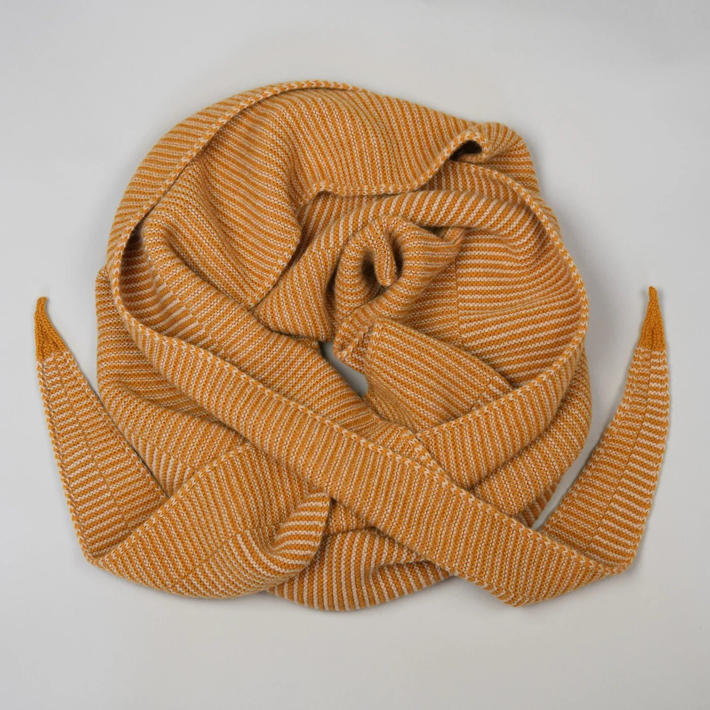 Knit Shepherd - Camel Down Punakaiki Scarf - Kōwhai - The Flower Crate