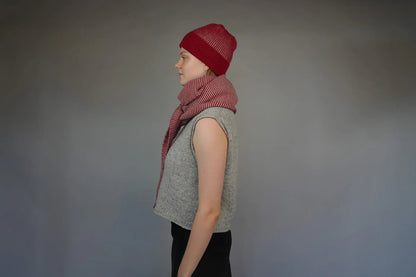 Knit Shepherd - Merino Punakaiki Scarf, Ponga - The Flower Crate