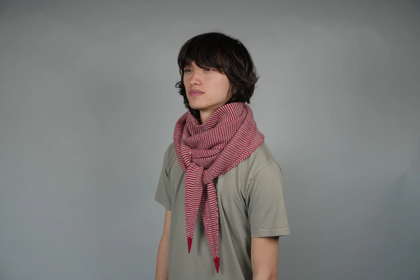 Knit Shepherd - Merino Punakaiki Scarf, Ponga - The Flower Crate