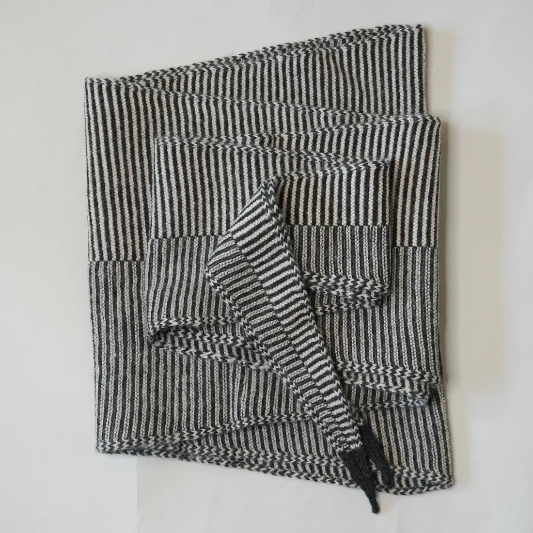 Knit Shepherd - Merino Punakaiki Scarf, Ponga - The Flower Crate