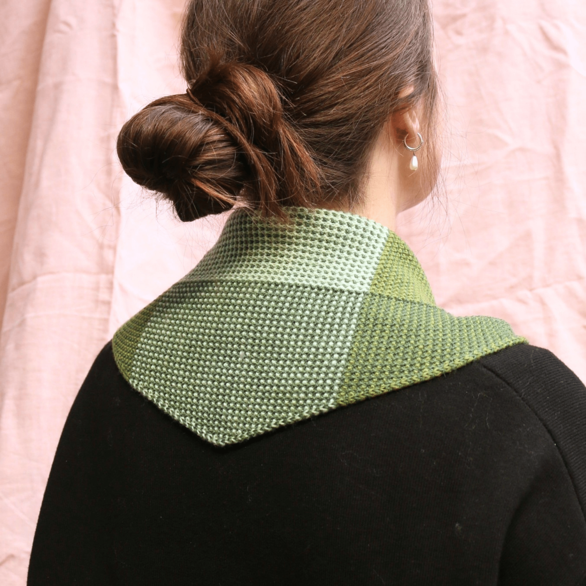 Knit Shepherd - Merino Taranaki Neckerchief, Totara - The Flower Crate