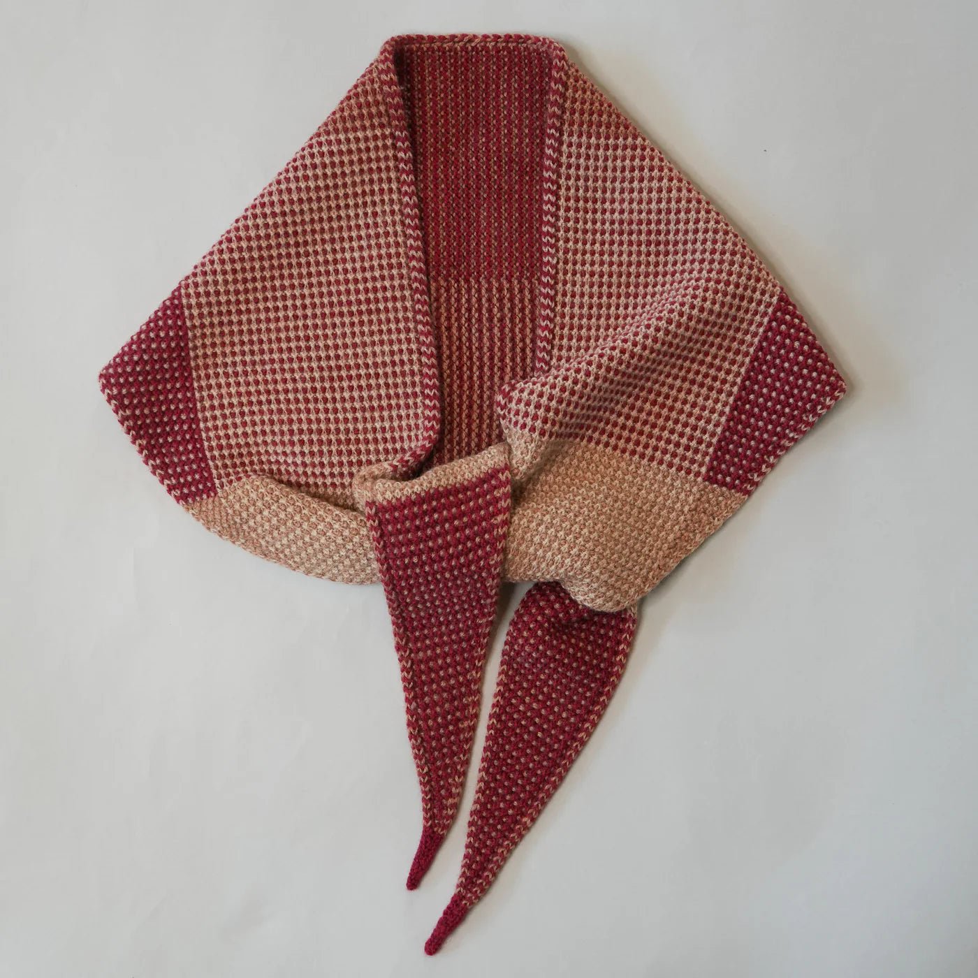 Knit Shepherd - Merino Waitaha Neckerchief, Rata - The Flower Crate