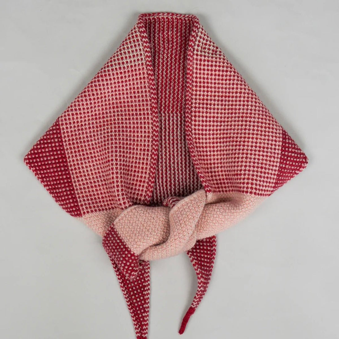 Knit Shepherd - Merino Waitaha Neckerchief, Spring Pōhutukawa - The Flower Crate