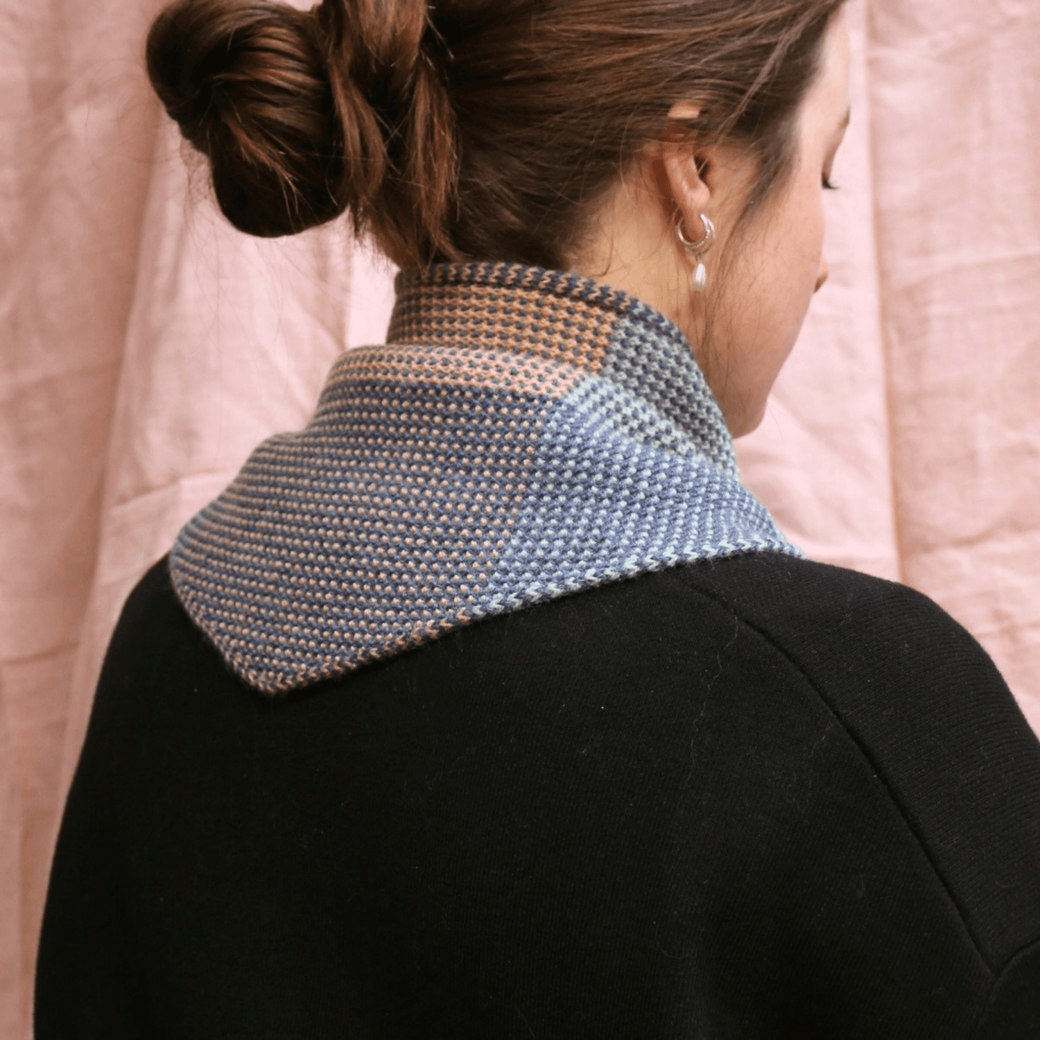Knit Shepherd - Merino Waitaha Neckerchief, Tūrutu - The Flower Crate