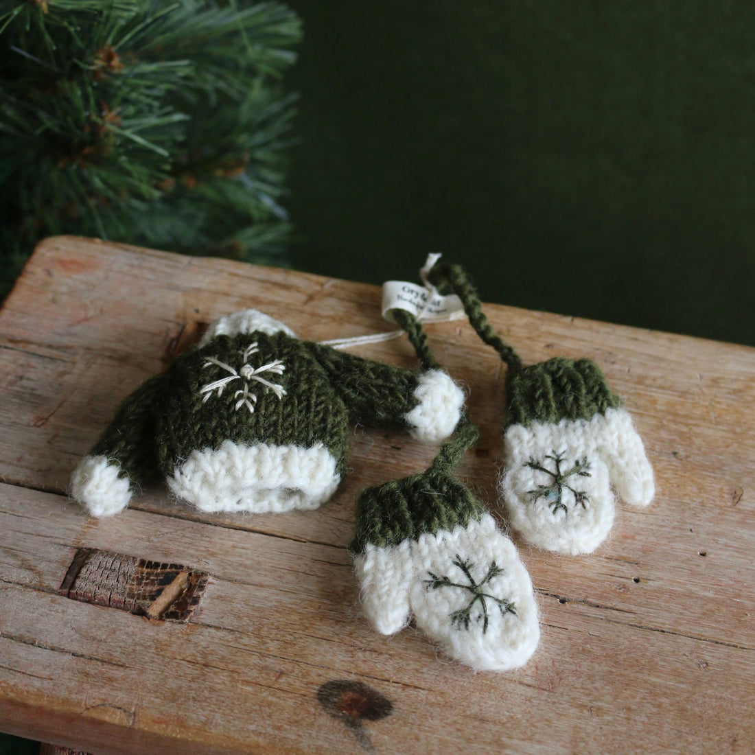 Knitted Sweater &amp; Gloves - Decoration - The Flower Crate