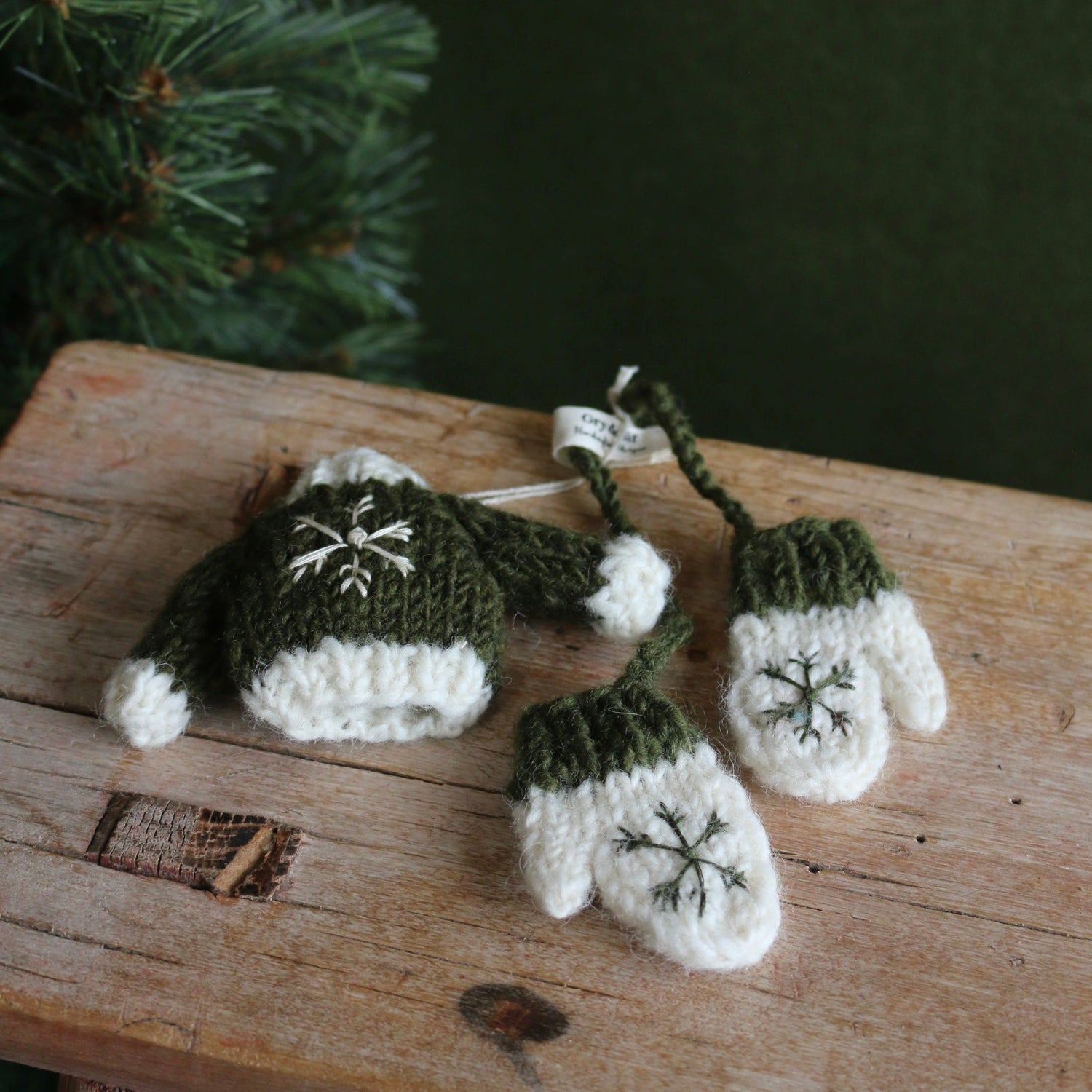 Knitted Sweater &amp; Gloves - Decoration - The Flower Crate