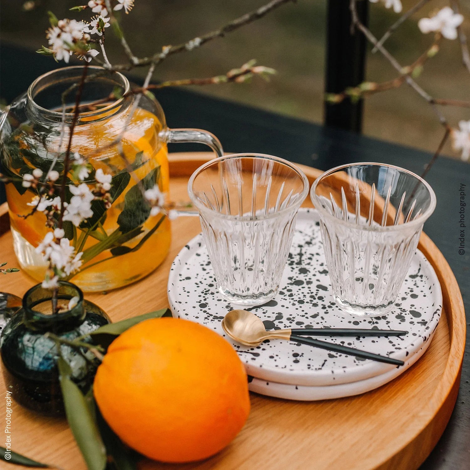 La Rochère - Zinc Coffee Glasses - The Flower Crate