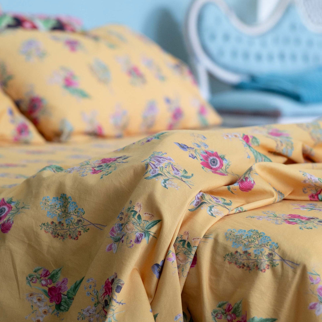 Lazybones - Summerland Sheet Set, King - The Flower Crate