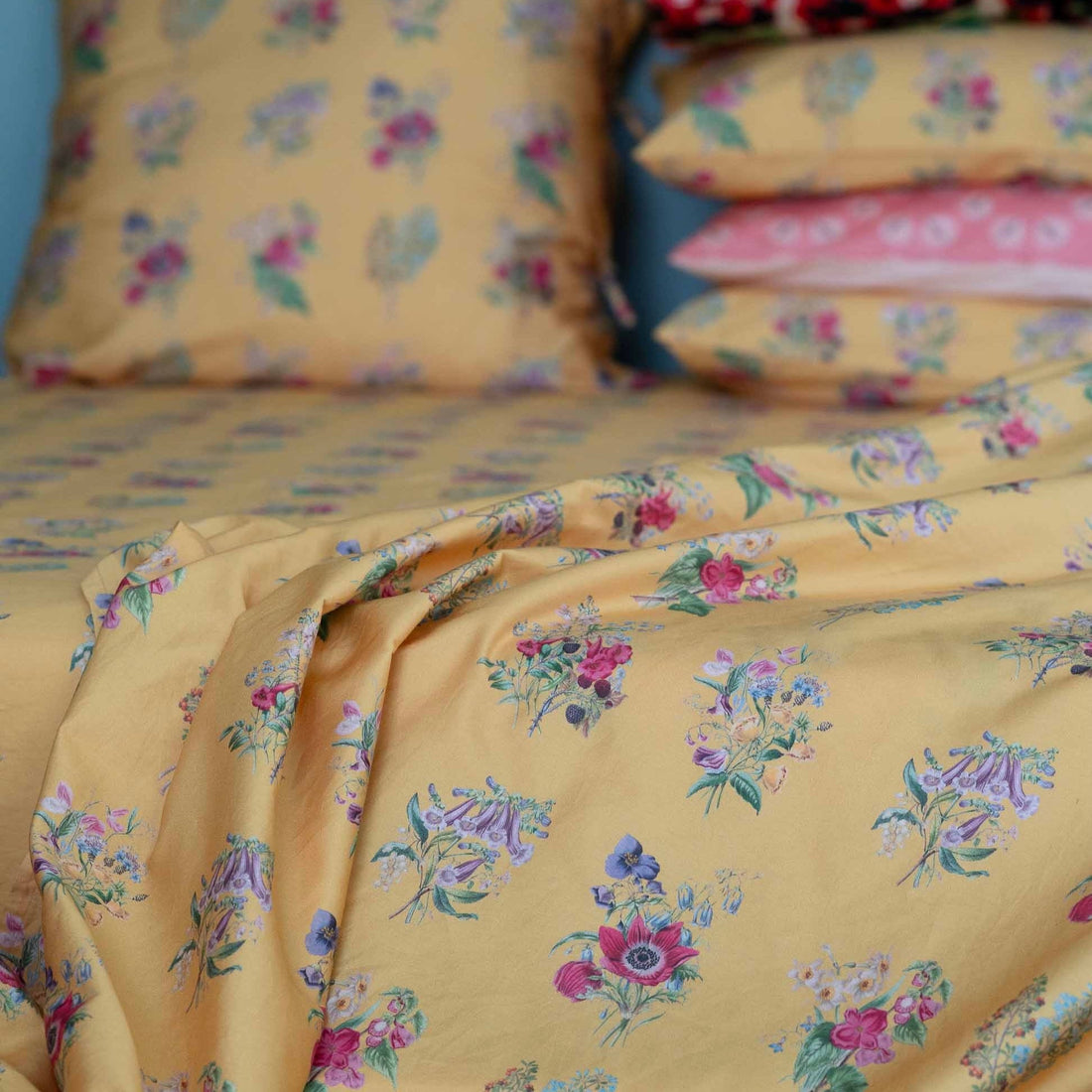 Lazybones - Summerland Sheet Set, King - The Flower Crate
