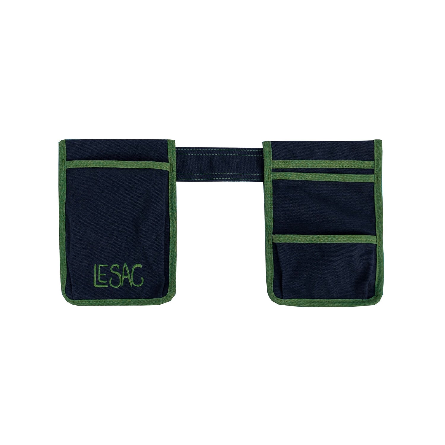 Le Sac - Navy &amp; Green Garden Tool Belt - The Flower Crate