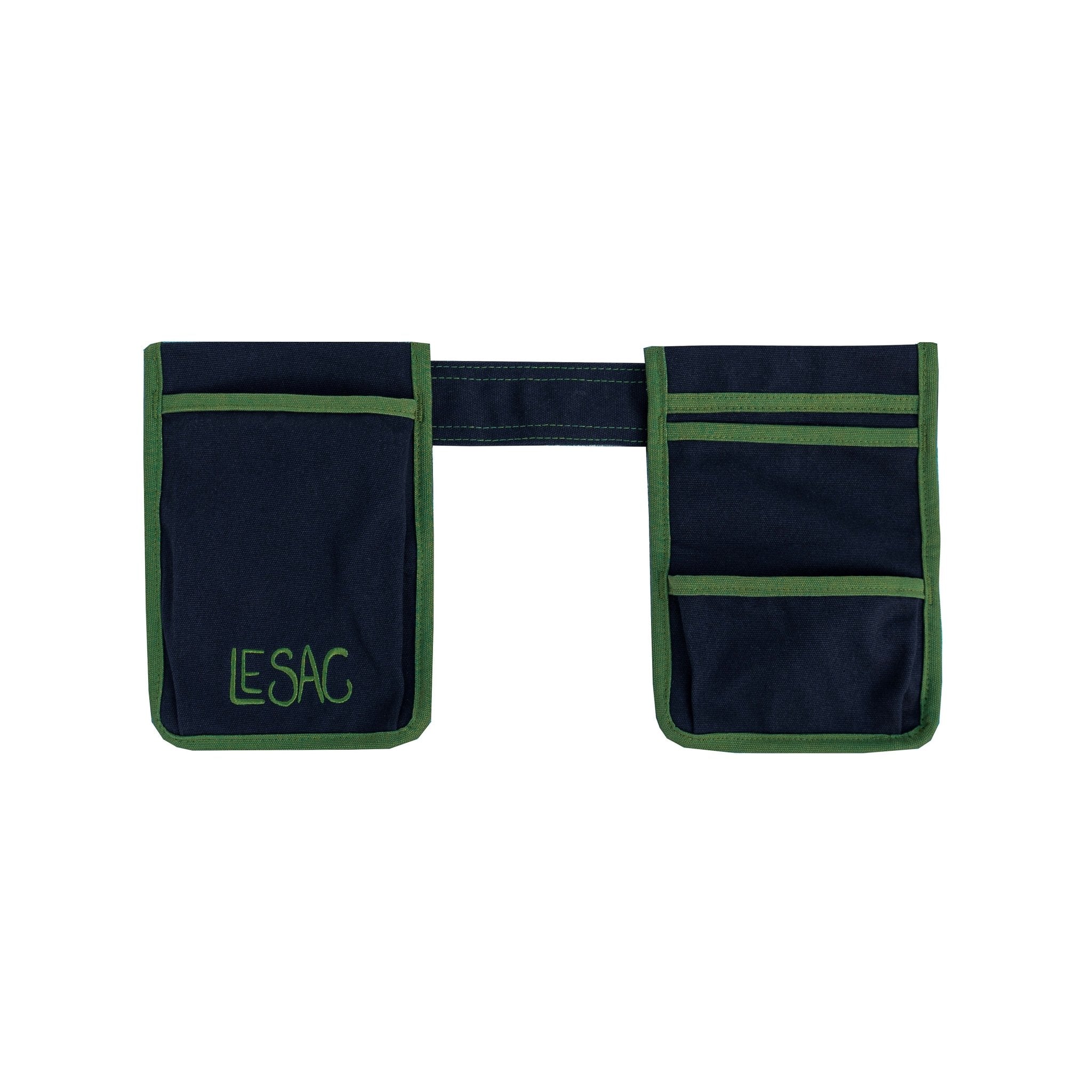Le Sac - Navy &amp; Green Garden Tool Belt - The Flower Crate