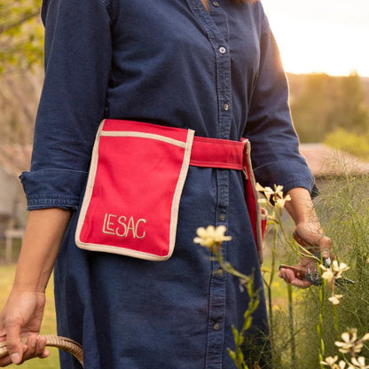 Le Sac - Red Garden Tool Belt - The Flower Crate