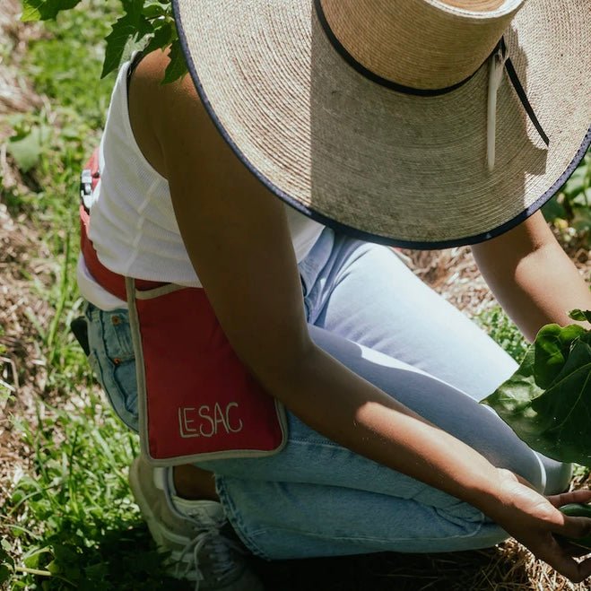 Le Sac - Red Garden Tool Belt - The Flower Crate
