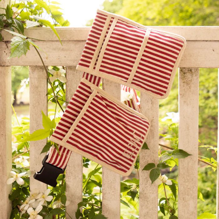 Le Sac - Red Stripe Garden Tool Belt - The Flower Crate