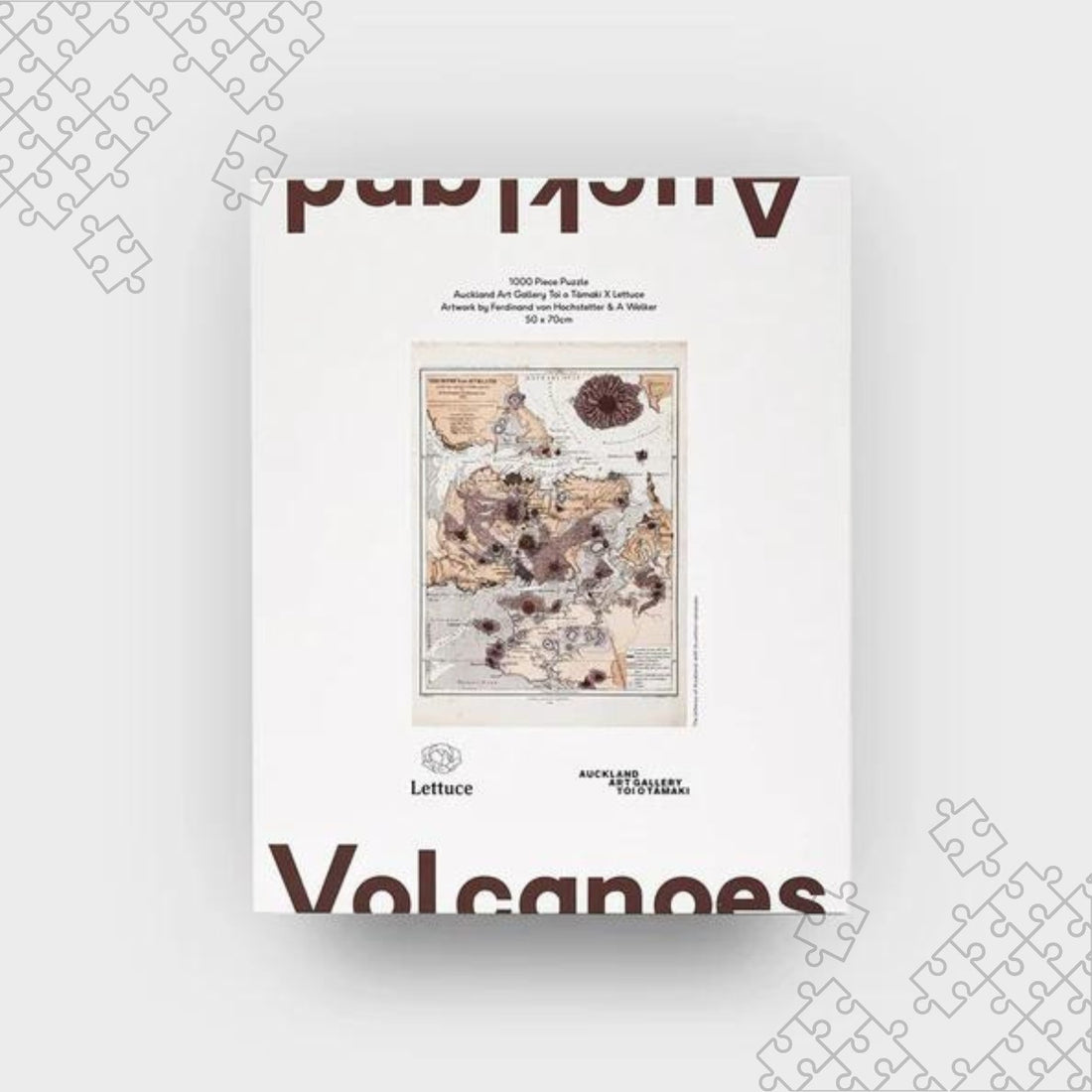 Lettuce - Auckland Volcanoes Puzzle - The Flower Crate