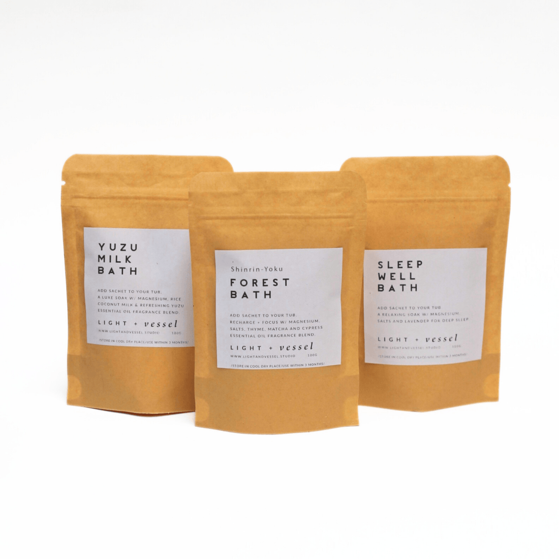 Light & Vessel - Bath Soak Pouch - The Flower Crate