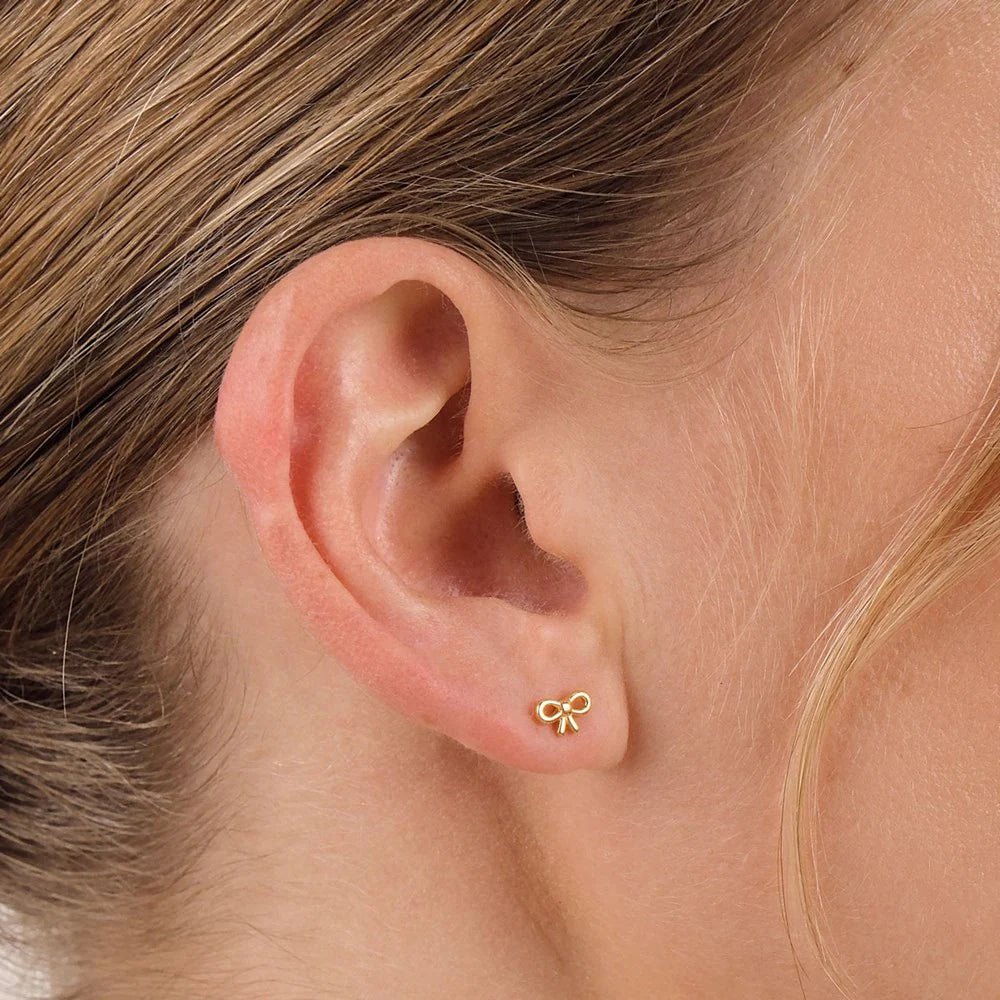 Linda Tahija - Bow Stud Earrings - The Flower Crate