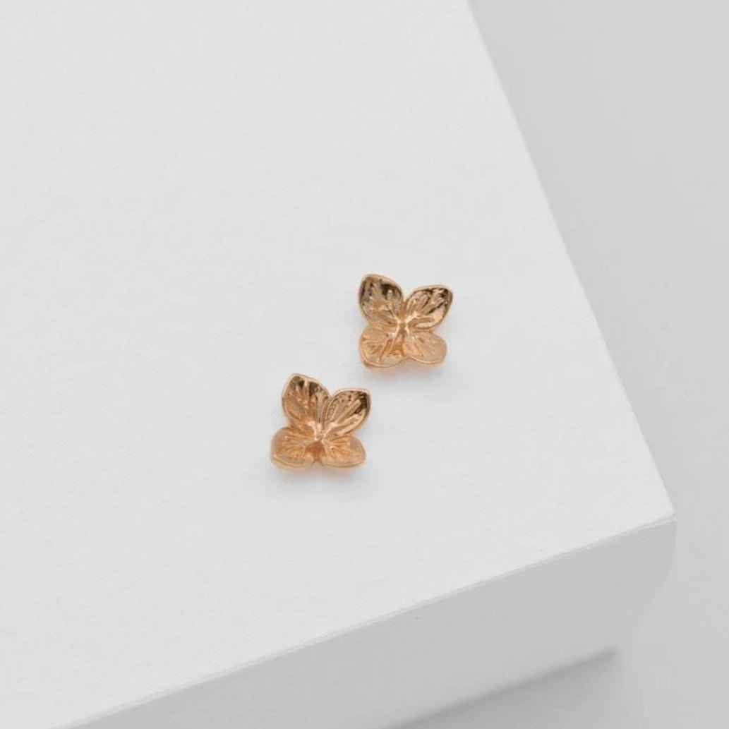 Linda Tahija - Hydrangea Stud Earrings - The Flower Crate