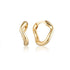 Linda Tahija - Mini Cascade Huggie Earrings - The Flower Crate