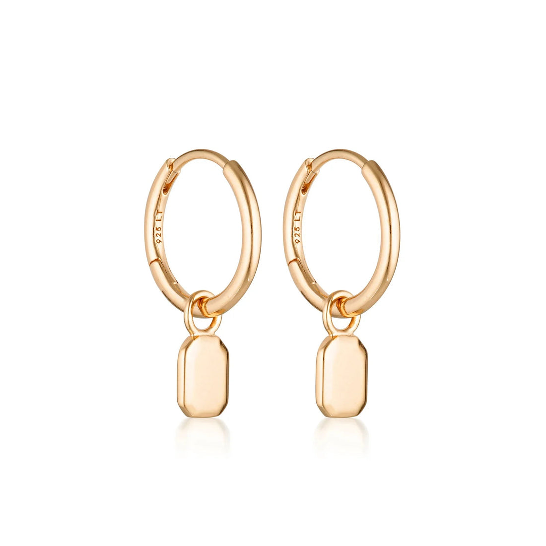 Linda Tahija - Tate Huggie Hoop Earrings - The Flower Crate