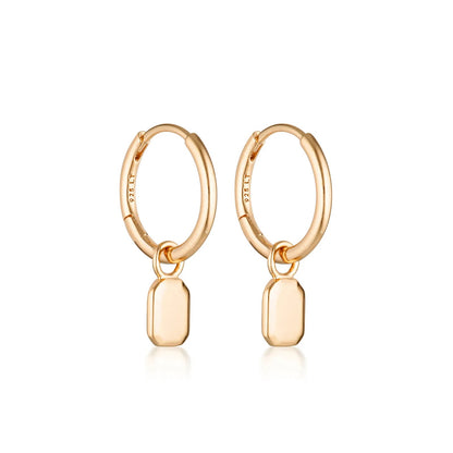 Linda Tahija - Tate Huggie Hoop Earrings - The Flower Crate