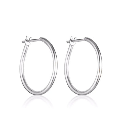Linda Tahija - Willpower Hoop Earrings - The Flower Crate